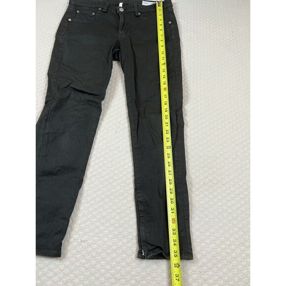 Rag & Bone Jeans For Intermix Capri Zipper Hem Slim Skinny | Olive | Size 30 - Picture 11 of 13